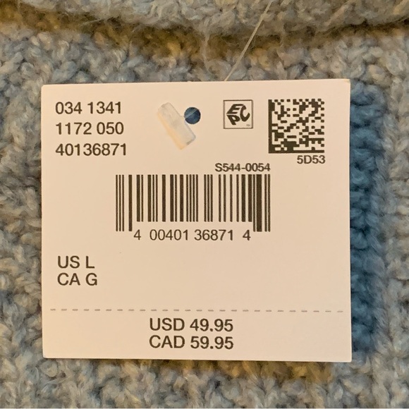 Womens American Eagle Knit Turtle Neck Sweater | L | Grey NEW!! - Picture 9 of 14